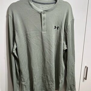 Under Armour Men's Green Long Sleeve Shirt